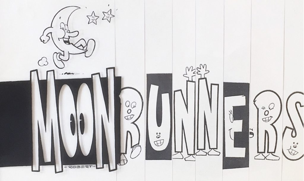 Logo Moonrunners in boekje
