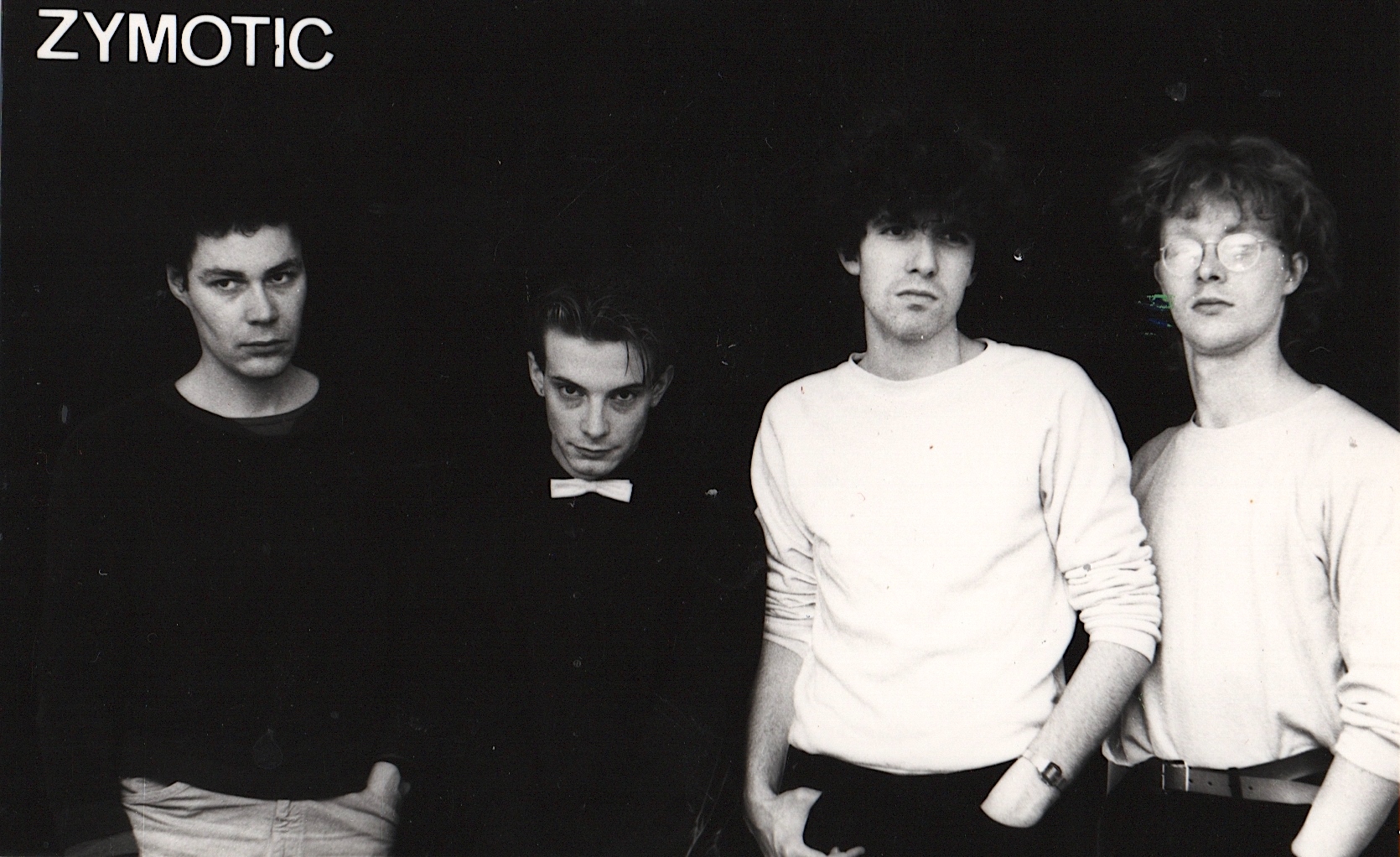 De newwave band Zymotic uit Amsterdam (1985)