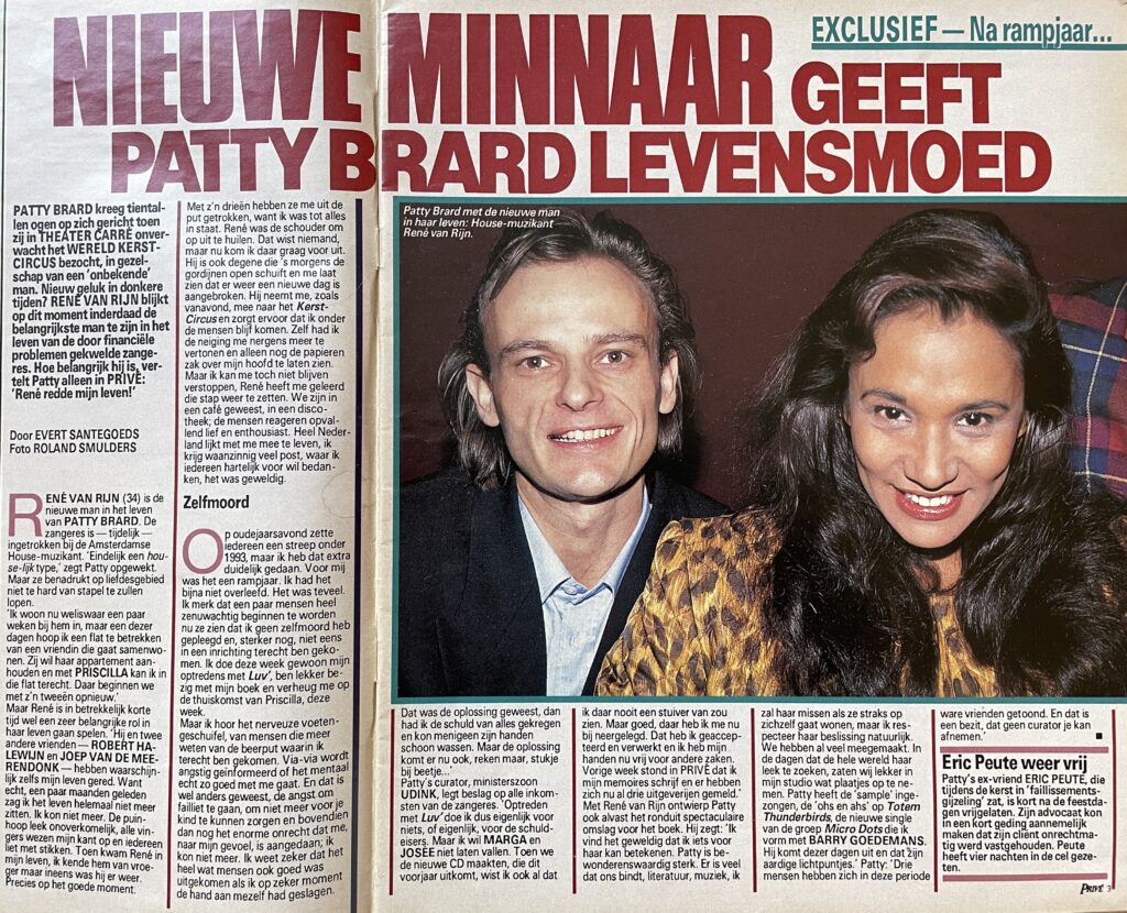 Patty Brard en Rene van Rijn